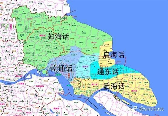 南通地区方言分布